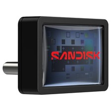SANDISK 128GB EXTREME FIT USB-C FLASH DRIVE - PLUG-AND-STAY STORAGE - BLACK picture