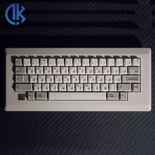 Retro Gray Cherry Profile Dye Subs PBT 6085 Keycap Set picture