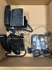 (2) Polycom VVX 311 Corded and (2) Panasonic KX-TPA60 Business Media Phone Systs picture