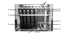 RR-6/8RX Universal 19 inch Satellite Receiver Rack. picture