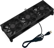 VTRETU Router Cooling Fan for Computer Cooler Audio Video Network Cabinet Server picture