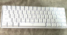 TMKB T61SE Mechanical Wired USB-C 60% Keyboard Illuminated White QWERTY picture
