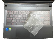 Keyboard Skin Compatible for 2025-2023 MSI Vector 17.3 inches, Clear GF66 picture