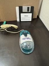Aqua Aflac Duck Wired Computer Mouse AM-930-P RARE VINTAGE 1990s TRANSPARENT New picture