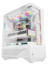 darkFlash DY460 ATX Full Tower PC Case, 4 ARGB Fans, High Airflow,White picture