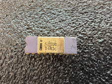 Sad Vintage Intel C8008 1st 8-Bit CPU Purple/Gold/Ceramic **MISSING ONE LEG** picture
