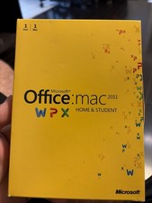 MS Microsoft Office MAC 2011 Home and Student Disc & Box With Product Key picture