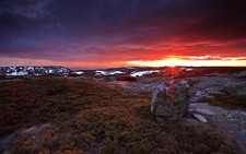 Landscape nature sunlight Custom Gaming Mat Desk picture