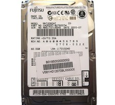Fujitsu MHT2060AT CA06297-B27600TW Thailand 07C8-0022 60gb 2.5