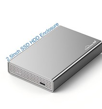 9.5MM SATA HDD SSD Slim Case Type C External 2.5 Aluminum Enclosure Up 4TB Max picture