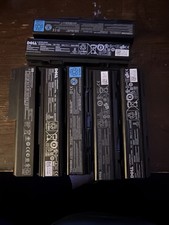 Lotto 7 Laptop Battery Lot Mixed Brands Dell Toshiba Hp picture