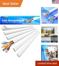 Cord Management Solution, Large Snap & Slide Cord Hider for Home Safety picture