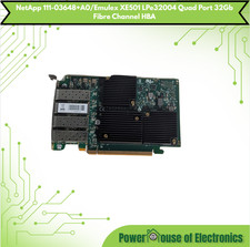NetApp 111-03648+A0/Emulex XE501-LPe32004 Quad Port 32Gb Fibre Channel HBA picture