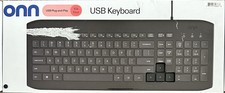 ONN Computer Keyboard with 104-Keys and 5 ft cord picture