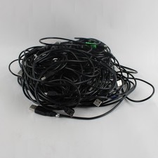 Lot of Assorted Unbranded USB Cables USB-A Mini-USB Mixed Ends Untested picture