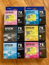 6 x Epson 78 Black/Cyan/ Magenta /Yellow / Light Cyan/Magenta/Light Magenta Ink picture