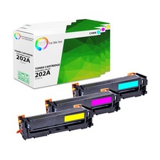 3Pk TCT 202A CF501A CF502A CF503A For HP M280nw M254dw M281fdw Compatible Toner picture