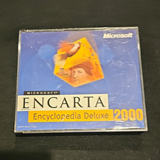 Microsoft Encarta Encyclopedia Deluxe 2000 CD, Windows, English (X05-00966) picture