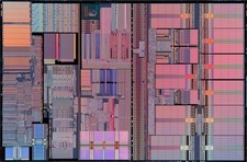 One AMD K6 Silicon Die Vintage of 1997 - 1998 Wafer was diced but never packaged picture