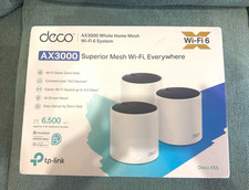 TP-LINK Deco X55 AX3000 Wi-Fi 6 Dual-Band Mesh Router 3-Pack White 3 LAN picture