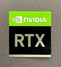 1 pcs original Sticker for Nvidia RTX Case Badge Label Logo 17mm x 18mm picture