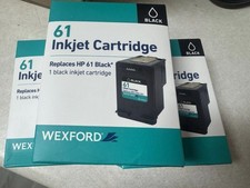 3X Wexford Inkjet Cartridge Replaces HP 61 -Black -Sealed picture