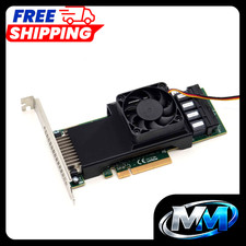 Broadcom LSI 9305 16i 24i SAS HBA 50mm Cooling Fan Included + Shroud Cooler picture