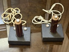 Vintage USSR Heavy Industrial Joystick Pair RSh2N RP15 Textolite Stem DIY AS-IS picture