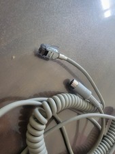 Extra Long IBM Model M Keyboard Cable Coiled with SDL to AT 5  Connector Genuine picture