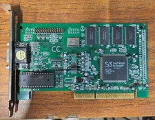 Sparkle e-Trio 3D/8M SP368F S3 Trio3D/2X - 8MB AGP Graphics Card - Vintage Retro picture