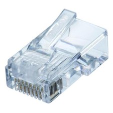 Ideal 85-370 CAT5e Feed-Thru Modular Plugs, 25 Pcs picture