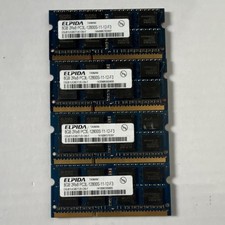 Lot of 4 Elpida 8GB DDR3L PC3L-12800S 204-Pin SO-DIMM Non-ECC 32GB picture