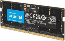 Crucial 32GB DDR5-5600 SODIMM Laptop RAM CT32G56C46S5 CL46 262-Pin picture