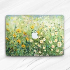 Daisy Flowers Painting Wildflowers Hard Case For Macbook Air 13 Pro 16 13 14 15 picture