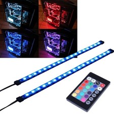 RGB LED Strip Computer Lighting via Magnet with Controller for Desktop Comput picture