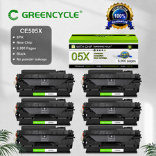 6 Pack High Yield Black CE505X 05X Toner for HP Laserjet P2055x P2055dn P2055d picture