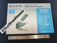 Brand New Sealed Belkin Wireless G Plus MIMO USB Network Adapter G+ F5D9050 picture