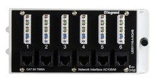 Home Theater Patch Panel 6 Port Cat 6A Network Module for Wired Ethernet Connect picture