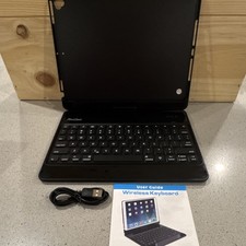 ProCase Wireless Keyboard Folio Case Black for Tablet picture