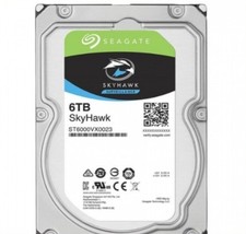 ST6000VX0023 FOR Seagate SkyHawk 6TB Hard Drive Internal SATA SATA/600 256MB New picture