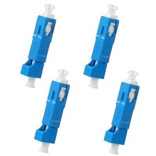 4 Pack Singlemode SC/UPC Male to LC/UPC Female Adapter Fiber Optic Connector ... picture