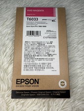 Genuine/OEM Epson T6033 Vivid Magenta UltraChrome K3 Ink Cartridge (3/23/2023) picture