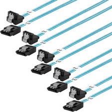 SATA III 6Gb Cable 0.5M 5 Pack Right Angle 90 Degree for HDD SSD picture