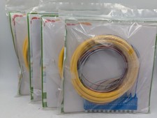 Fiber Optic Pigtail 12 Distribution 9/125 SC/UPC 3M-1M FIS DSP12SCUPCBU Lot of 4 picture