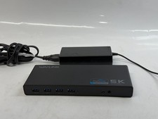 Wavlink 5K DisplayLink USB-C Docking WL-UG69DK1 USB 3.0 Black w/power adapter picture
