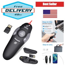 CLIKBUTM Wireless Presentation Clicker with Red Laser Pointer USB Remote for picture