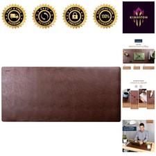 Sleek XL  Leather Desk Pad 17x36 - Smooth Writing, Anti-Damage Protection picture