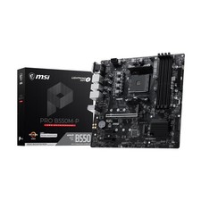 MSI PRO B550M-P Motherboard, mATX - Supports AMD Ryzen 5000/5000 G-Series, 4000 picture