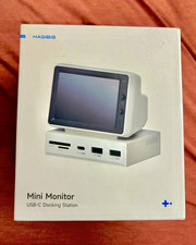 HAGiBiS X86 3.5in Mini Monitor USB-C Dock IPS 800x800 HDMI White picture