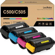 Compatible w/ Xerox VersaLink C500 C505 106R03866-69 XL Toner 4-Pack BK/C/M/Y picture